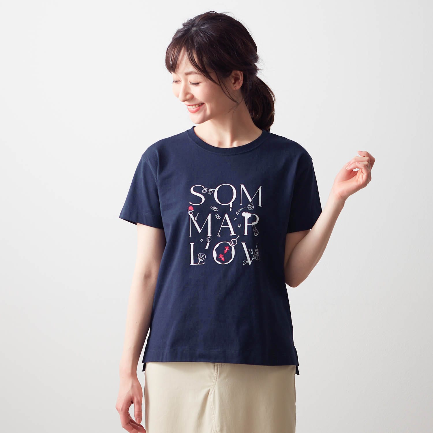 ベルメゾン プリントｔシャツ ネイビー 夏祭り 5l 5l ネイビー 夏祭り ベルメゾン Jre Mall店 Jre Mall