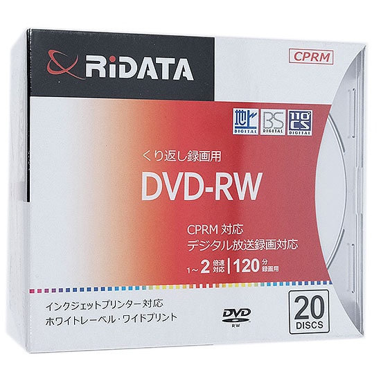 yzRiTEK@^p DVD-RW 2{ 20g@RIDATA DVD-RW120.20P SC A