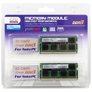 DDR3 - 1600 204pin SO-DIMM (8GB 2g) W3N1600PS-8G(m[gp\Rp) [݃[][W3N1600PS8G]