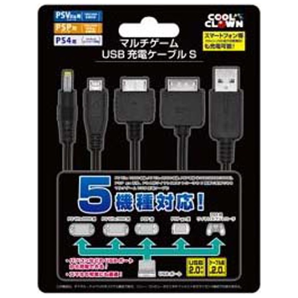 }`Q[USB[dP[uS (PS4/PSVITA2000/PSVITA1000/PSPgo/PSPp) CC-MGUS-BK