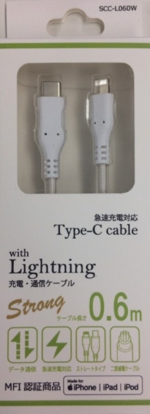 USB-C to LightningP[u ^t 0.6m SCC-L060W zCg [0.6m]