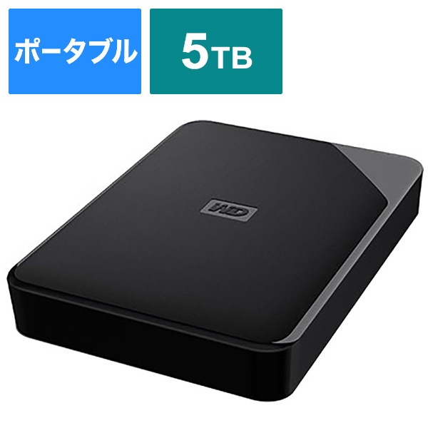 WDBJRT0050BBK-JESE OtHDD USB-Aڑ WD Elements SE Portable 2021Nf(Windows11Ή) [5TB /|[^u^]