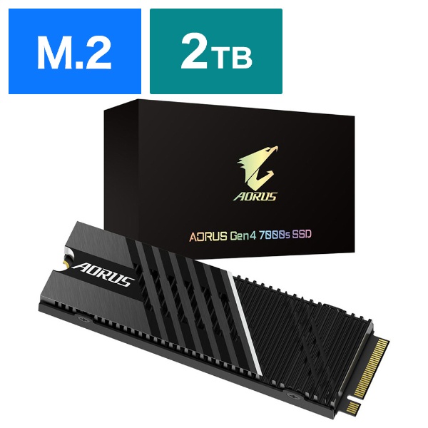 GP-AG70S2TB SSD PCI-Expressڑ AORUS Gen4 7000s [2TB /M.2]