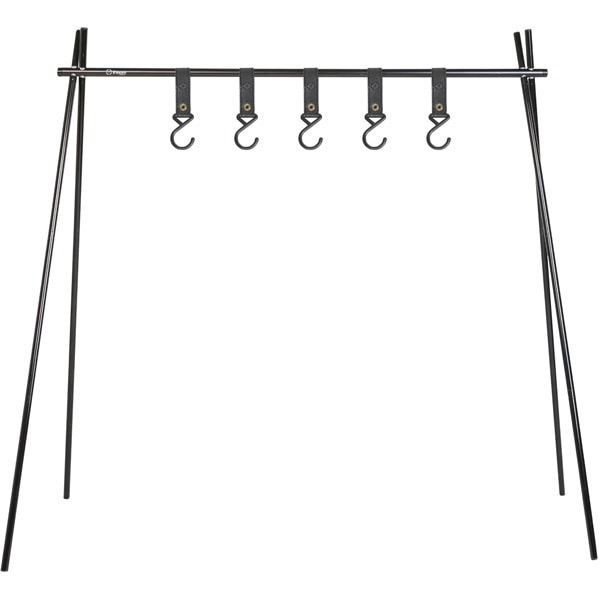 Aluminum hanging rack  L A~nMObN L(126.5×s71.5×102.5cm) SMOFTTY007ALBLK