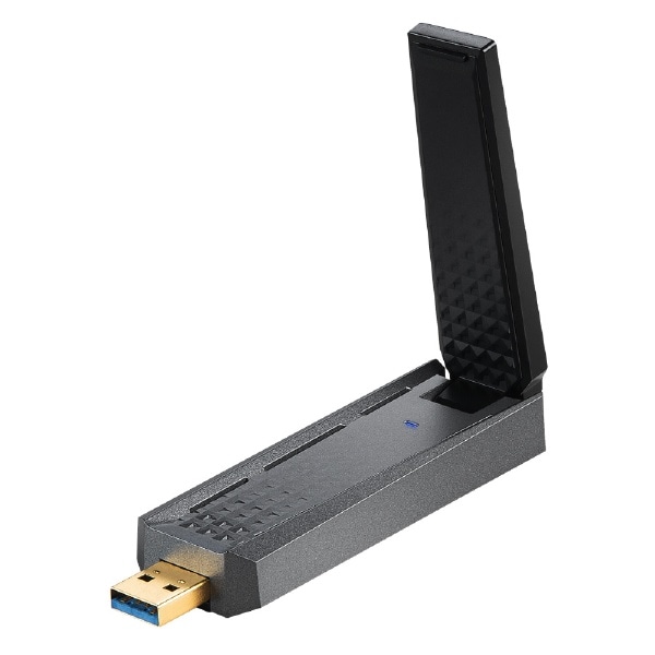LANq@ AX1800 WiFi USB A_v^[ ubN GUAX18 [Wi-Fi 6(ax)]
