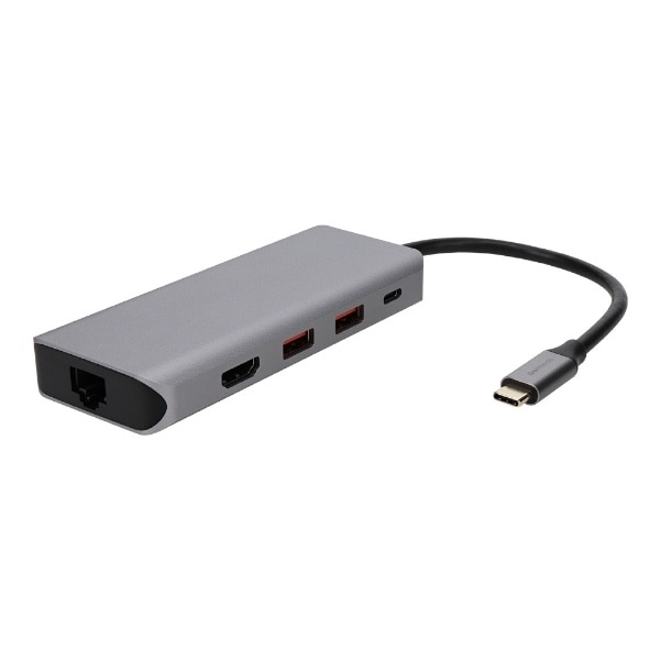 mUSB-C IXX HDMI / LAN / USB-A2 / USB-C] USB PDΉ 100W hbLOXe[V Vo[ OWL-DSU31A2HLC-SV [USB Power DeliveryΉ]