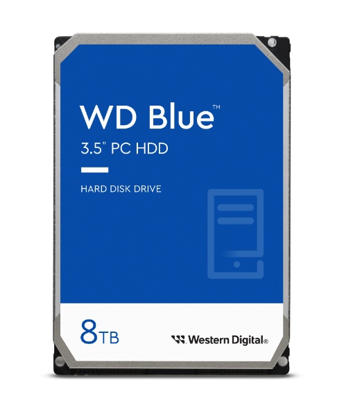 WD80EAAZ HDD SATAڑ WD Blue(256MB/5640RPM/CMR) [8TB /3.5C`]