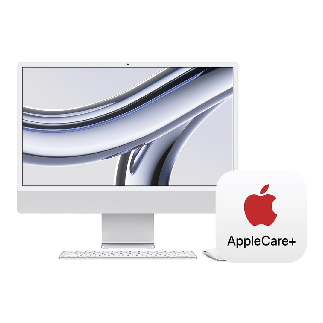 24C`iMac Retina 4.5KfBXvCf: 8RACPU10RAGPU𓋍ڂApple M3`bv, 8GBjt@Ch 512GB - Vo[ with AppleCare+